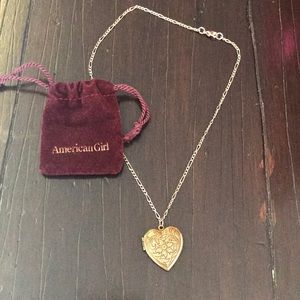 Gold Heart Locket Necklace